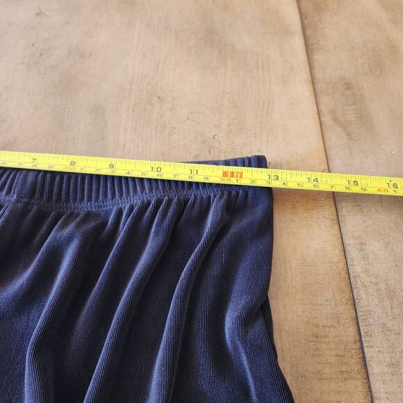 Chicos Travelers Pants Women 1S Chocolate Brown Slinky Knit Elastic Waist Dressy - Picture 11 of 16